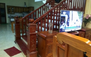Thi công cầu thang gỗ tại thành phố Hải Dương